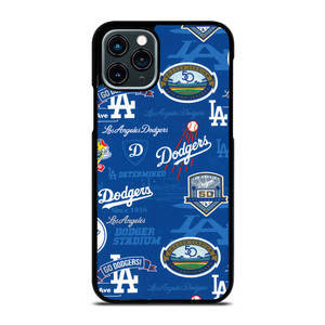 LOS ANGELES DODGERS LOGO COLLAGE iPhone 11 Pro Case Cover