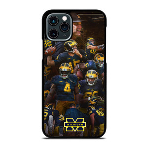 MICHIGAN WOLVERINES SQUAD iPhone 11 Pro Case Cover MICHIGAN WOLVERINES SQUAD iPhone 11 Pro Case Cover