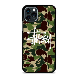 STUSSY BAPE CAMO iPhone 11 Pro Case Cover STUSSY BAPE CAMO iPhone 11 Pro Case Cover