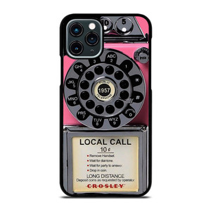 VINTAGE RETRO PAYPHONE PINK iPhone 11 Pro Case Cover VINTAGE RETRO PAYPHONE PINK iPhone 11 Pro Case Cover