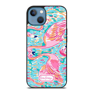 LILLY PULITZER FLAMINGO iPhone 13 Case Cover