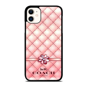 COACH PINK RIBBON iPhone 11 Case Cover