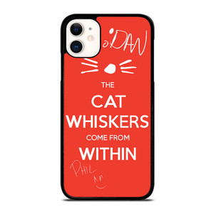 DAN AND PHIL THE WHISKERS 1 iPhone 11 Case Cover DAN AND PHIL THE WHISKERS 1 iPhone 11 Case Cover
