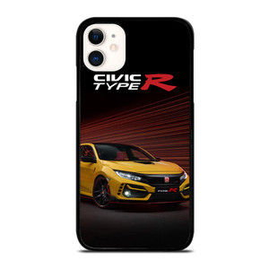 HONDA CIVIC YELLOW CAR iPhone 11 Case Cover HONDA CIVIC YELLOW CAR iPhone 11 Case Cover