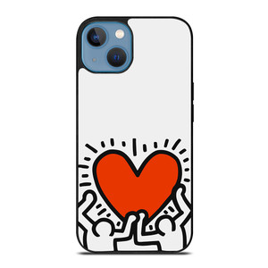 KEITH HARING LOVE 1 iPhone 13 Case Cover KEITH HARING LOVE 1 iPhone 13 Case Cover