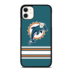 MIAMI DOLPHINS NFL ICON 2 iPhone 11 Case Cover MIAMI DOLPHINS NFL ICON 2 iPhone 11 Case Cover