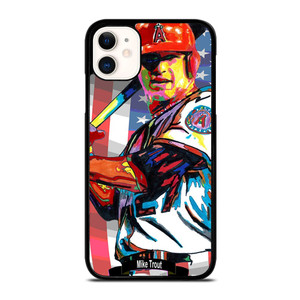 MIKE TROUT LOS ANGELES ANGELS BASEBALL iPhone 11 Case Cover MIKE TROUT LOS ANGELES ANGELS BASEBALL iPhone 11 Case Cover
