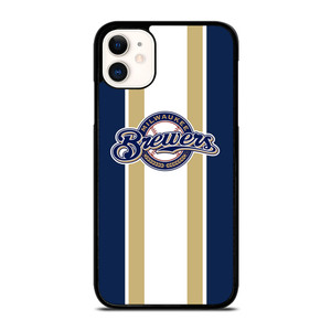 MILWAUKEE BREWERS STRIPE iPhone 11 Case Cover MILWAUKEE BREWERS STRIPE iPhone 11 Case Cover