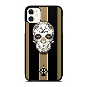 NEW ORLEANS SAINTS SKULL iPhone 11 Case Cover NEW ORLEANS SAINTS SKULL iPhone 11 Case Cover