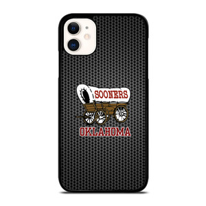 OKLAHOMA SOONERS METAL LOGO iPhone 11 Case Cover