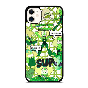 PERIDOT CLOD STEVEN UNIVERSE iPhone 11 Case Cover PERIDOT CLOD STEVEN UNIVERSE iPhone 11 Case Cover