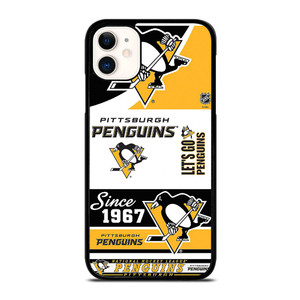 PITTSBURGH PENGUINS LOGO COLLAGE iPhone 11 Case Cover