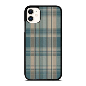 PLAID GREY iPhone 11 Case Cover