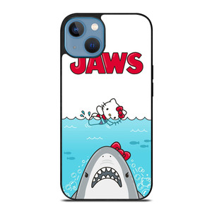 JAWS SHARK HELLO KITTY iPhone 13 Case Cover