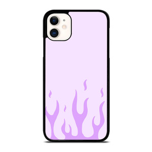 PURPLE FLAME iPhone 11 Case Cover