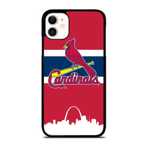 ST LOUIS CARDINALS STRIPE iPhone 11 Case Cover ST LOUIS CARDINALS STRIPE iPhone 11 Case Cover