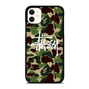 STUSSY BAPE CAMO iPhone 11 Case Cover STUSSY BAPE CAMO iPhone 11 Case Cover