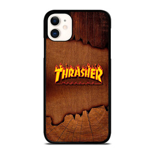 THRASER MAGAZINE WOODEN iPhone 11 Case Cover THRASER MAGAZINE WOODEN iPhone 11 Case Cover