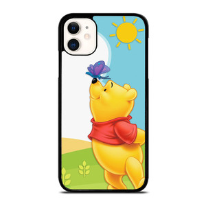 WINNIE THE POOH BUTTERFLY iPhone 11 Case Cover WINNIE THE POOH BUTTERFLY iPhone 11 Case Cover