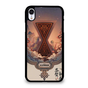 BLACK WIDOW LOGO ETERNAL iPhone XR Case Cover BLACK WIDOW LOGO ETERNAL iPhone XR Case Cover