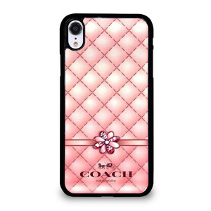 COACH PINK RIBBON iPhone XR Case Cover