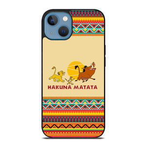 HAKUNA MATATA LION KING AZTEC 3 iPhone 13 Case Cover
