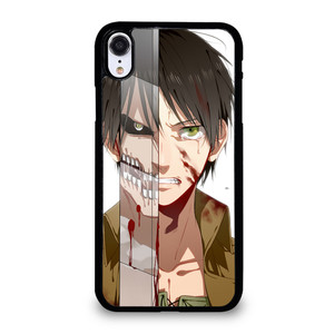 EREN YEAGER FACE ATTACK ON TITAN iPhone XR Case Cover