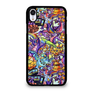 FIGMENT EPCOT DISNEY COLLAGE iPhone XR Case Cover FIGMENT EPCOT DISNEY COLLAGE iPhone XR Case Cover