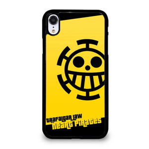 HEART PIRATES TRAFALGAR LAW ONE PIECE iPhone XR Case Cover