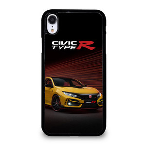 HONDA CIVIC YELLOW CAR iPhone XR Case Cover HONDA CIVIC YELLOW CAR iPhone XR Case Cover