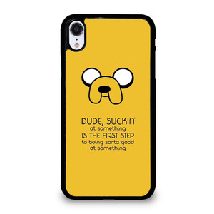 JAKE DOG QUOTE iPhone XR Case Cover JAKE DOG QUOTE iPhone XR Case Cover