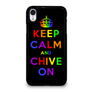 KEEP CALM AND CHIVE ON 1 iPhone XR Case Cover
