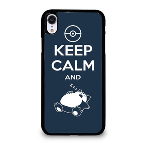 KEEP CALM SNORLAX iPhone XR Case Cover