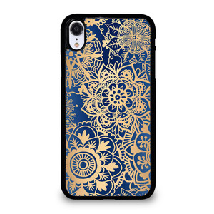MANDALA BLUE PATTERN iPhone XR Case Cover