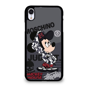 MICKEY MOUSE MOSCHINO iPhone XR Case Cover MICKEY MOUSE MOSCHINO iPhone XR Case Cover