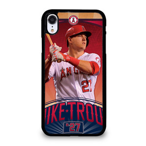 MIKE TROUT LOS ANGELES ANGELS 27 iPhone XR Case Cover