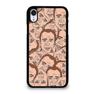 NICOLAS CAGE COLLAGE iPhone XR Case Cover NICOLAS CAGE COLLAGE iPhone XR Case Cover