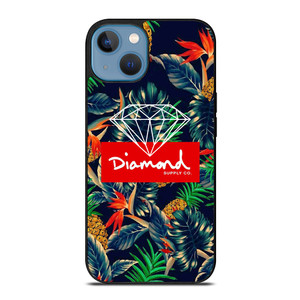 DIAMOND SUPPLY CO FLORAL LOGO iPhone 13 Case Cover