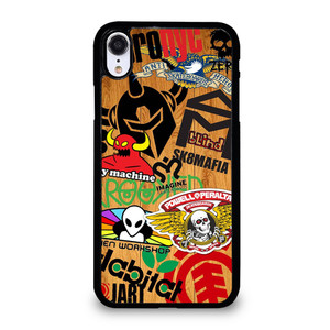 TOY MACHINE STICKER SKATEBOARD iPhone XR Case Cover TOY MACHINE STICKER SKATEBOARD iPhone XR Case Cover