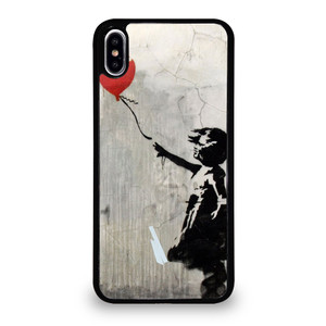 BANKSY BALLOON GIRL iPhone XS Max Case Cover BANKSY BALLOON GIRL iPhone XS Max Case Cover