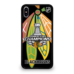 CHICAGO BLACKHAWKS CHAMP iPhone XS Max Case Cover CHICAGO BLACKHAWKS CHAMP iPhone XS Max Case Cover