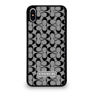 COACH GRAY iPhone XS Max Case Cover