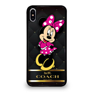 COACH MINNIE GOLD iPhone XS Max Case Cover