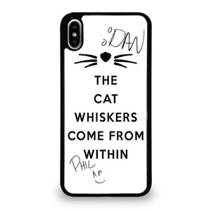 DAN AND PHIL THE WHISKERS 2 iPhone XS Max Case Cover DAN AND PHIL THE WHISKERS 2 iPhone XS Max Case Cover
