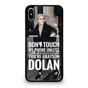 DOLAN TWINS GRAYSON iPhone XS Max Case Cover DOLAN TWINS GRAYSON iPhone XS Max Case Cover