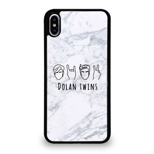 DOLAN TWINS MARBLE LOGO iPhone XS Max Case Cover
