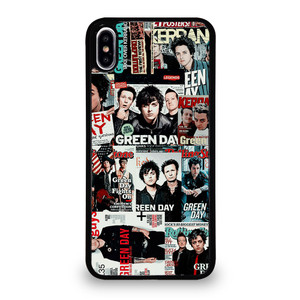 GREEN DAY BAND COLLAGE iPhone XS Max Case Cover GREEN DAY BAND COLLAGE iPhone XS Max Case Cover