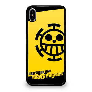 HEART PIRATES TRAFALGAR LAW ONE PIECE iPhone XS Max Case Cover