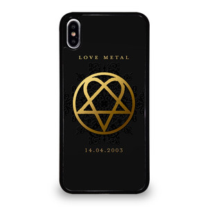 HIM BAND GOLD LOGO iPhone XS Max Case Cover