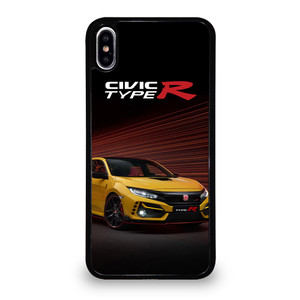 HONDA CIVIC YELLOW CAR iPhone XS Max Case Cover